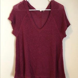 Knitted AE v neck
